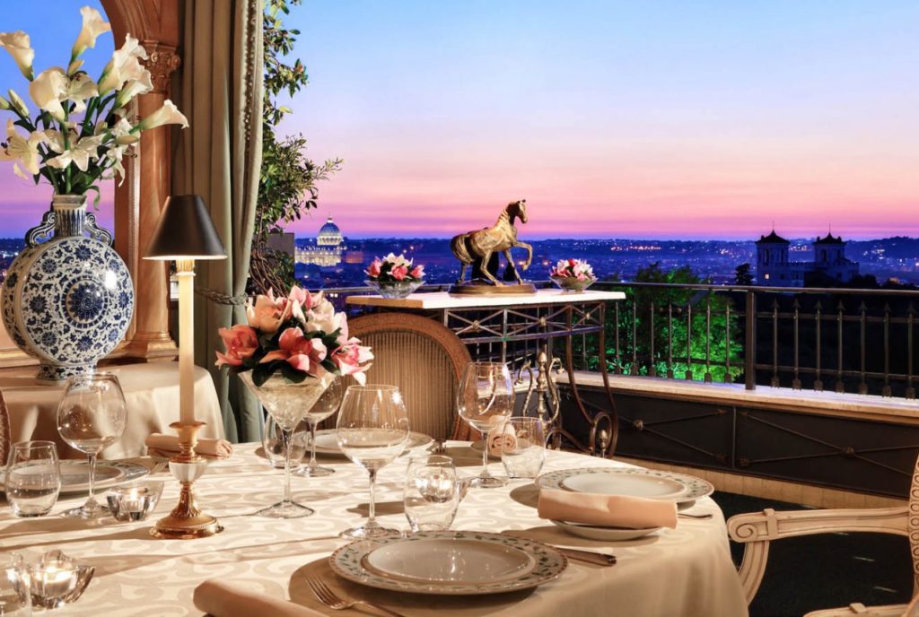 Ristorante Mirabelle, Roof-garden Hotel Splendide Royal Roma (Lazio, Italia)